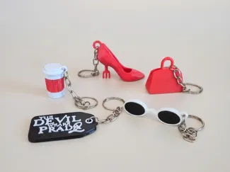 Kit de chaveiros "O Diabo Veste Prada" 