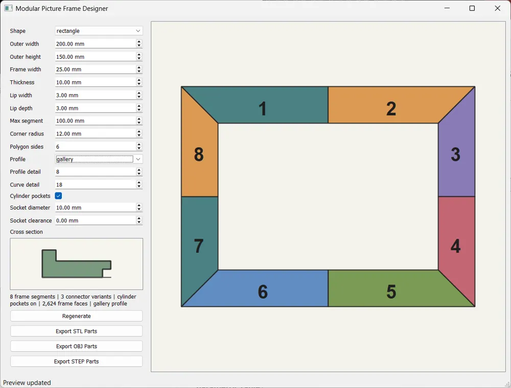 modular frame designer app - Free 3D Print Model - MakerWorld