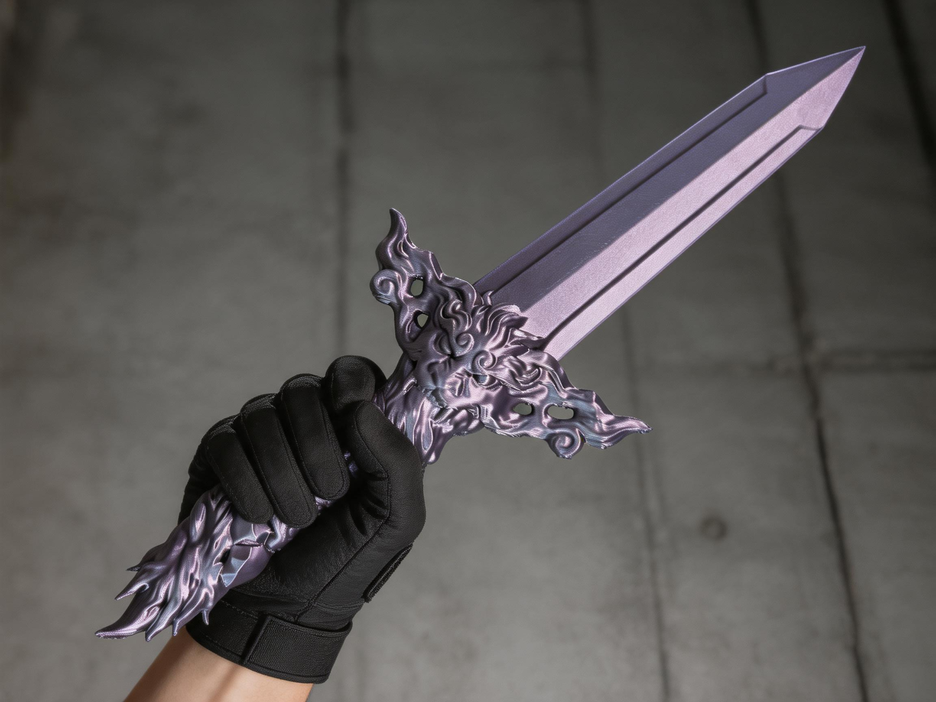Flame Lion Soul Tactical Combat Short Dagger