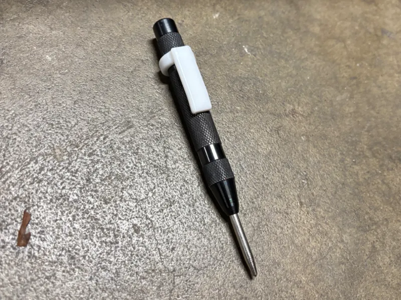 Auto Center Punch Pocket Clip