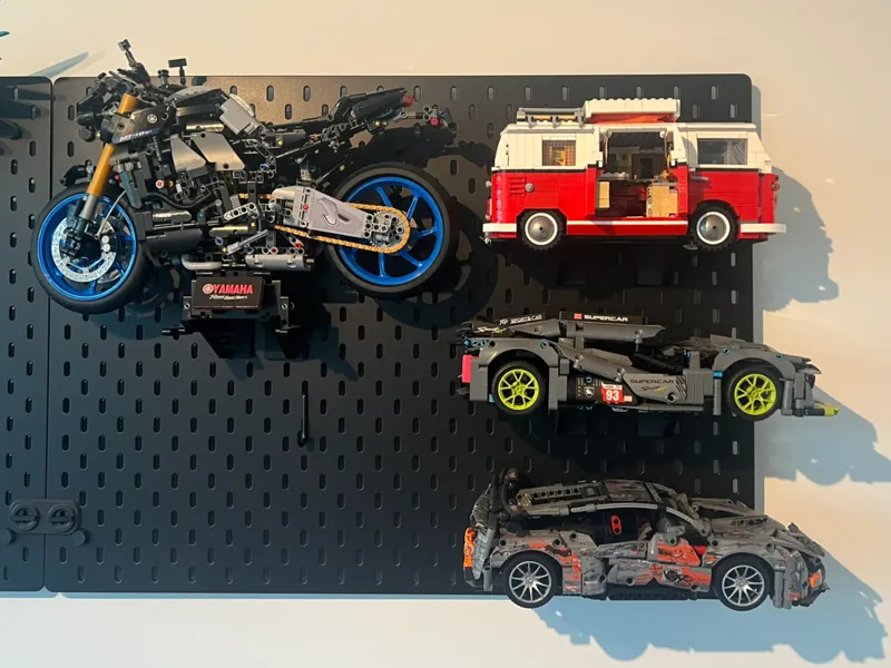 IKEA SKÅDIS hooks for RC/BRICK cars/bikes