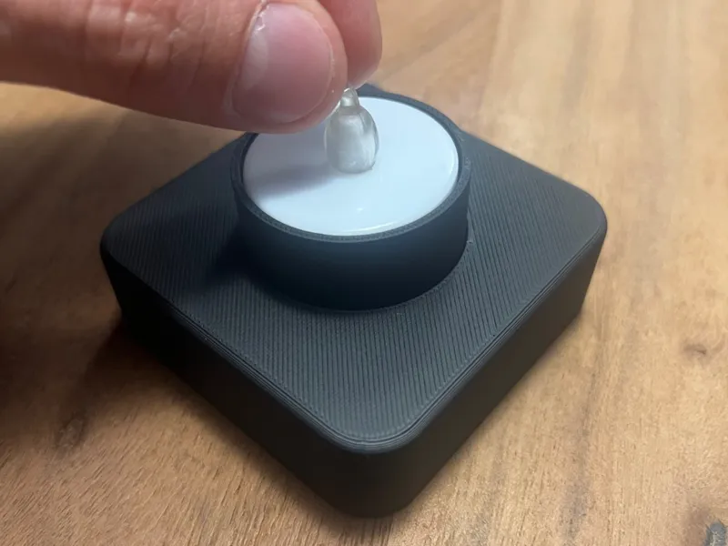 Led tealight converter to normal tealight size
