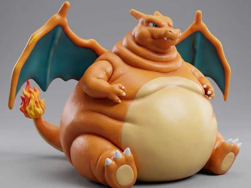 Fat Charizard Pokemon 