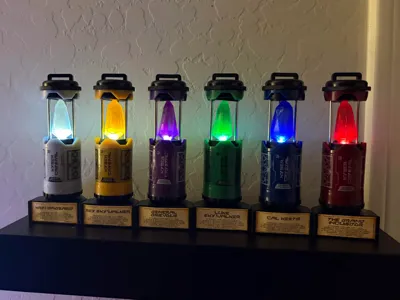 Galaxy's Edge Kyber Crystal v2 Display with Light