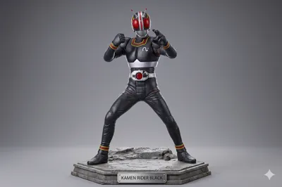 Kamen Rider Black - Free 3D Print Model - MakerWorld