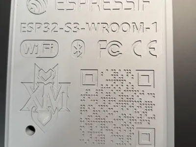 ESP32 model 10:1 scale