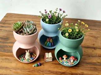 葫芦花盆
