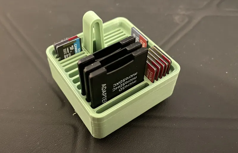 Gridinfinity holder for SD Card and Mini SD Card