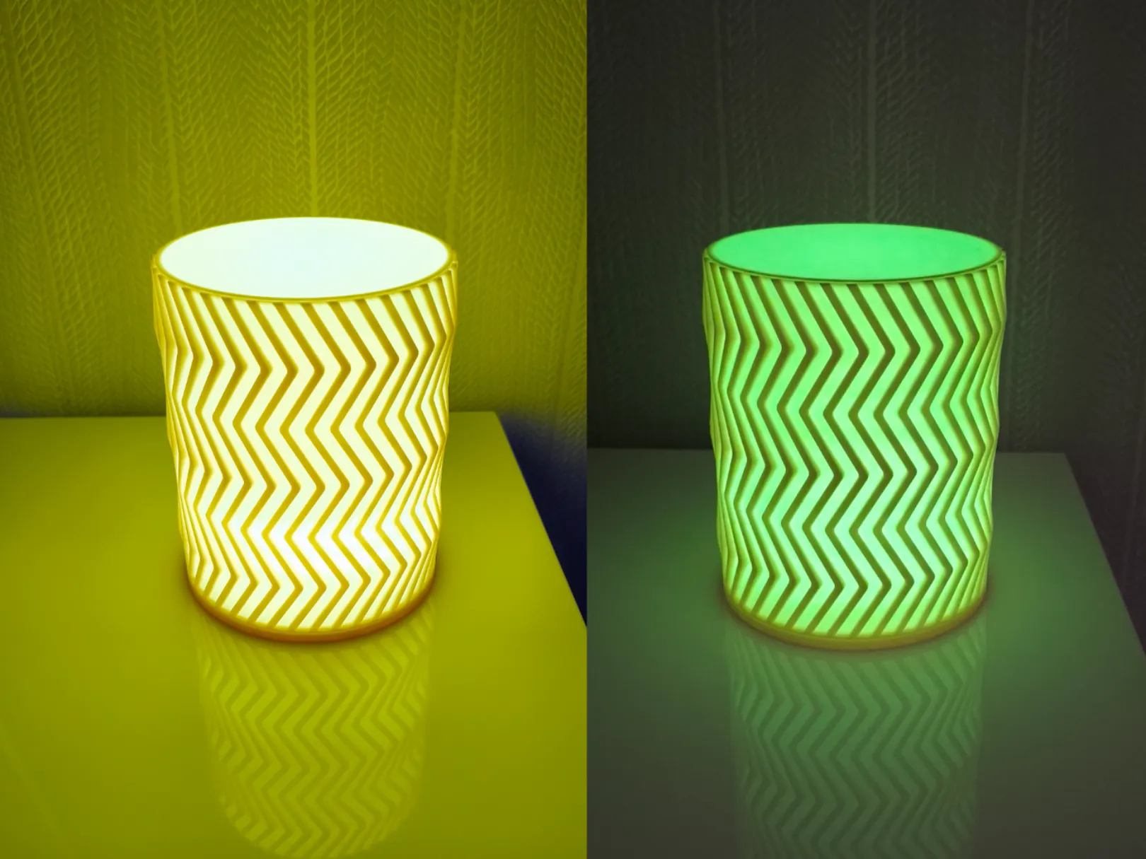 Modern Led ZigZag Round Lamp Ledkit 001