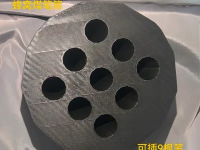 Honeycomb Briquette Pen Holder