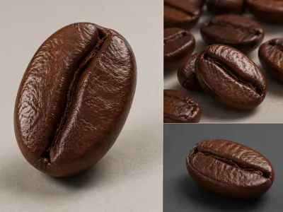 Coffee Bean in two versions