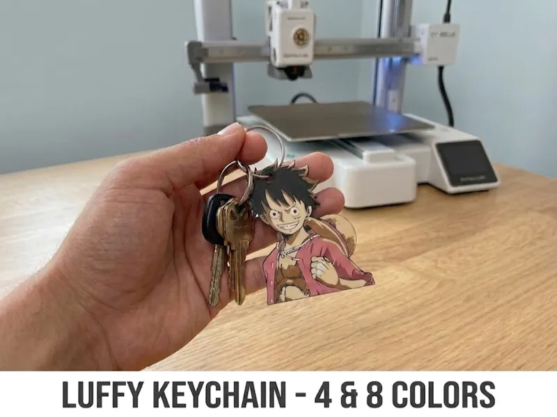 Luffy Keychain - Multi-Color - AMS