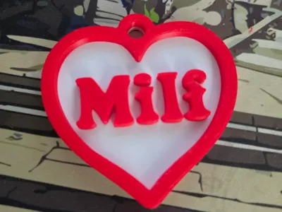Milf Mom Keychain 