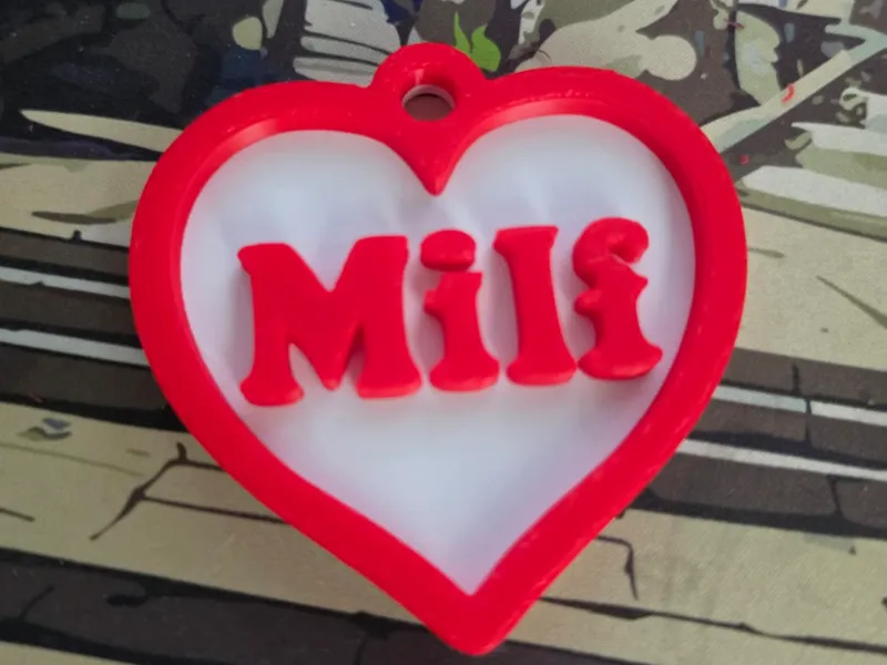 Milf Mom Keychain 