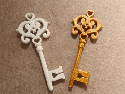 Fancy Heart Key