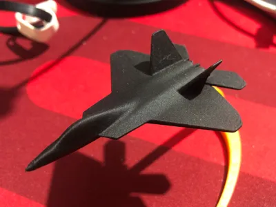 F-22 fighter 80mm pendant