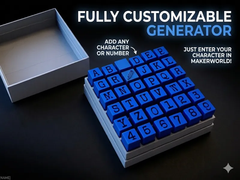 Parametric Stamp & Embosser Generator (Customizer)