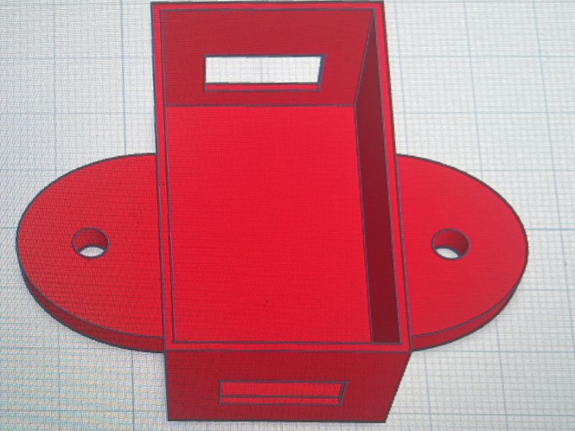 caja para modulo de rele de 5 x 2.7 mm