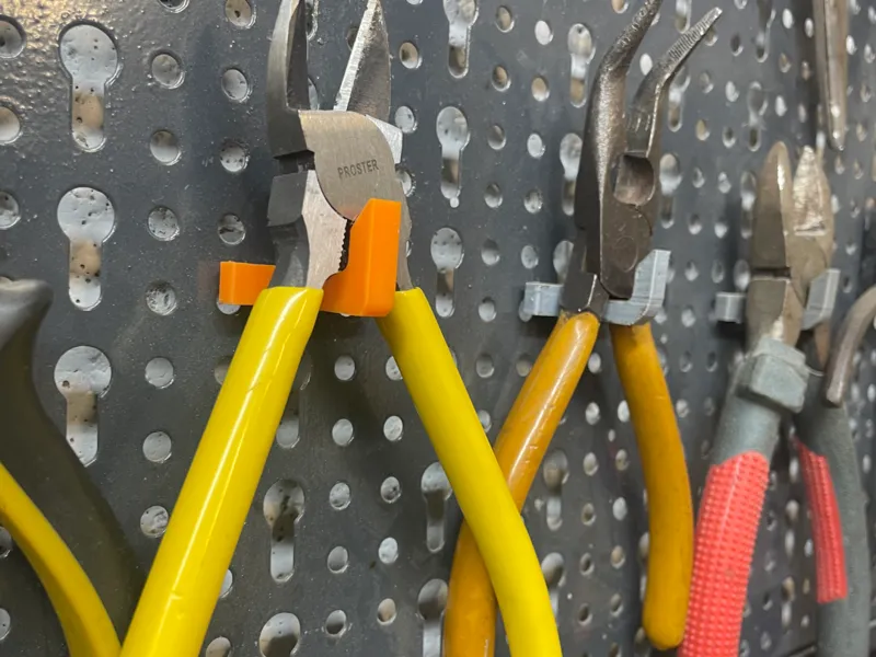 Universal Pegboard Tool Holder System