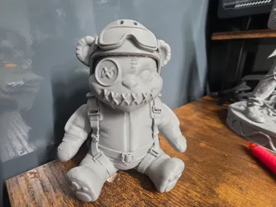 Skydiving Bear