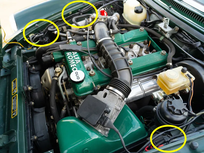 Alfa Romeo Spider Wire Bundle Clip