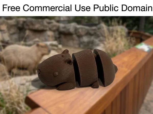 Capybara articulé flexible