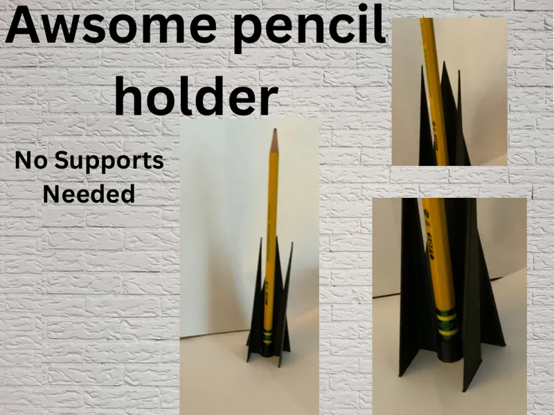Cool pencil holder