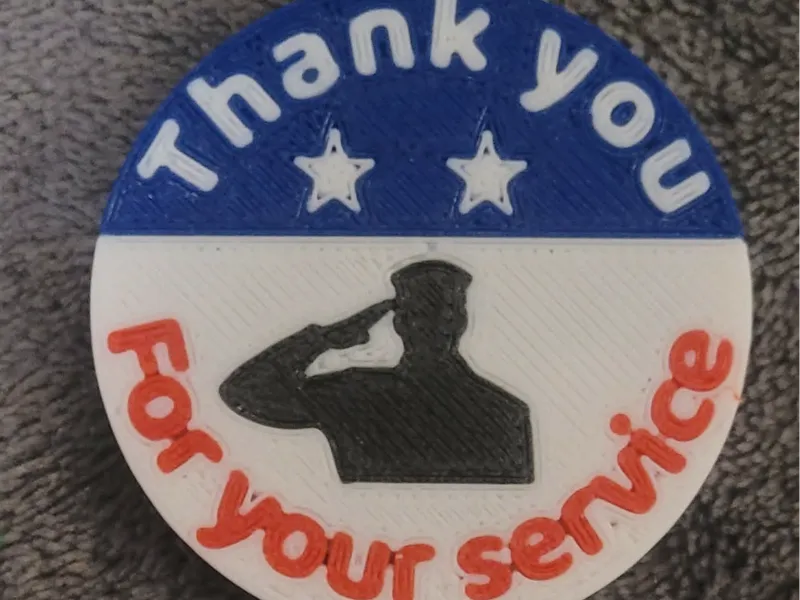 Thank you coin for Veterans
