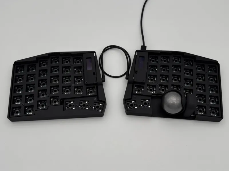 Keyball 61 Wired case and plate