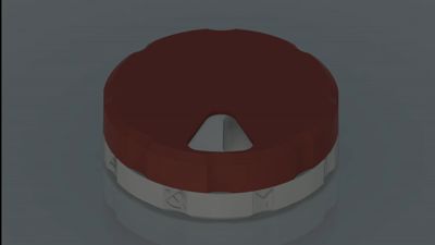 Deep  Rotating Pill Container