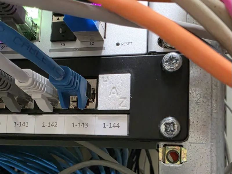 Keystone Jack Patch Faceplate