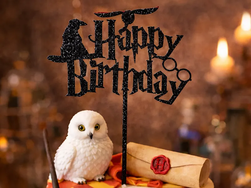 Happy Bithday Harry Potter Toper