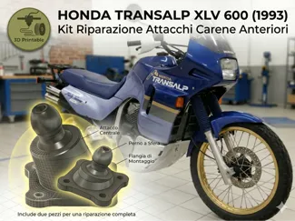 Pin ancoraggio carene anteriori Honda Transalp 600