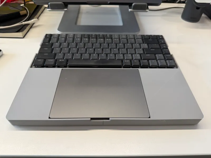苹果Magic Trackpad x 罗技 MX Mechanical Mini 一体托板