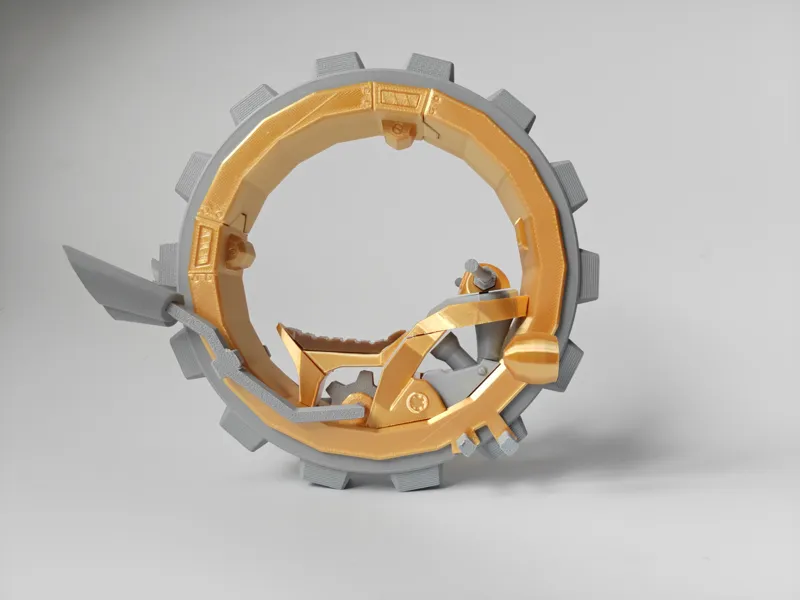 机轮车W型 魔兽世界坐骑 齿轮可动 Mechacycle Model W