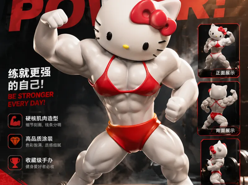 健身的猫