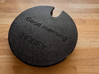 Top Glass Lid Riser - Honey Lid