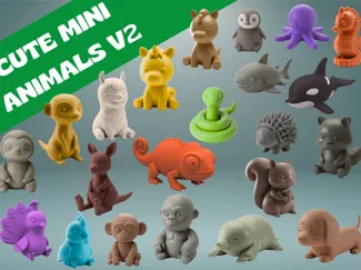 Cute Mini Animals Edition 2