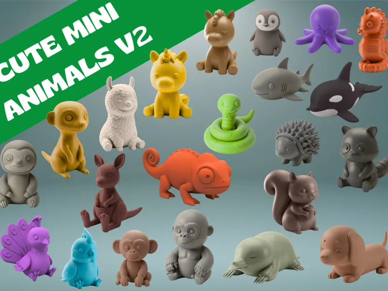 Cute Mini Animals Edition 2