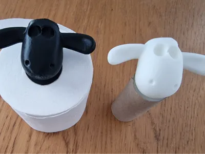 Shaun the Sheep Head and Tail - 37mm (Tesco)