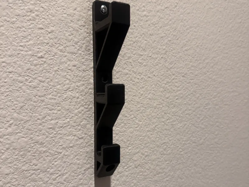 Minimalist Multi-Hook Wall Mount (3 Hook Organizer