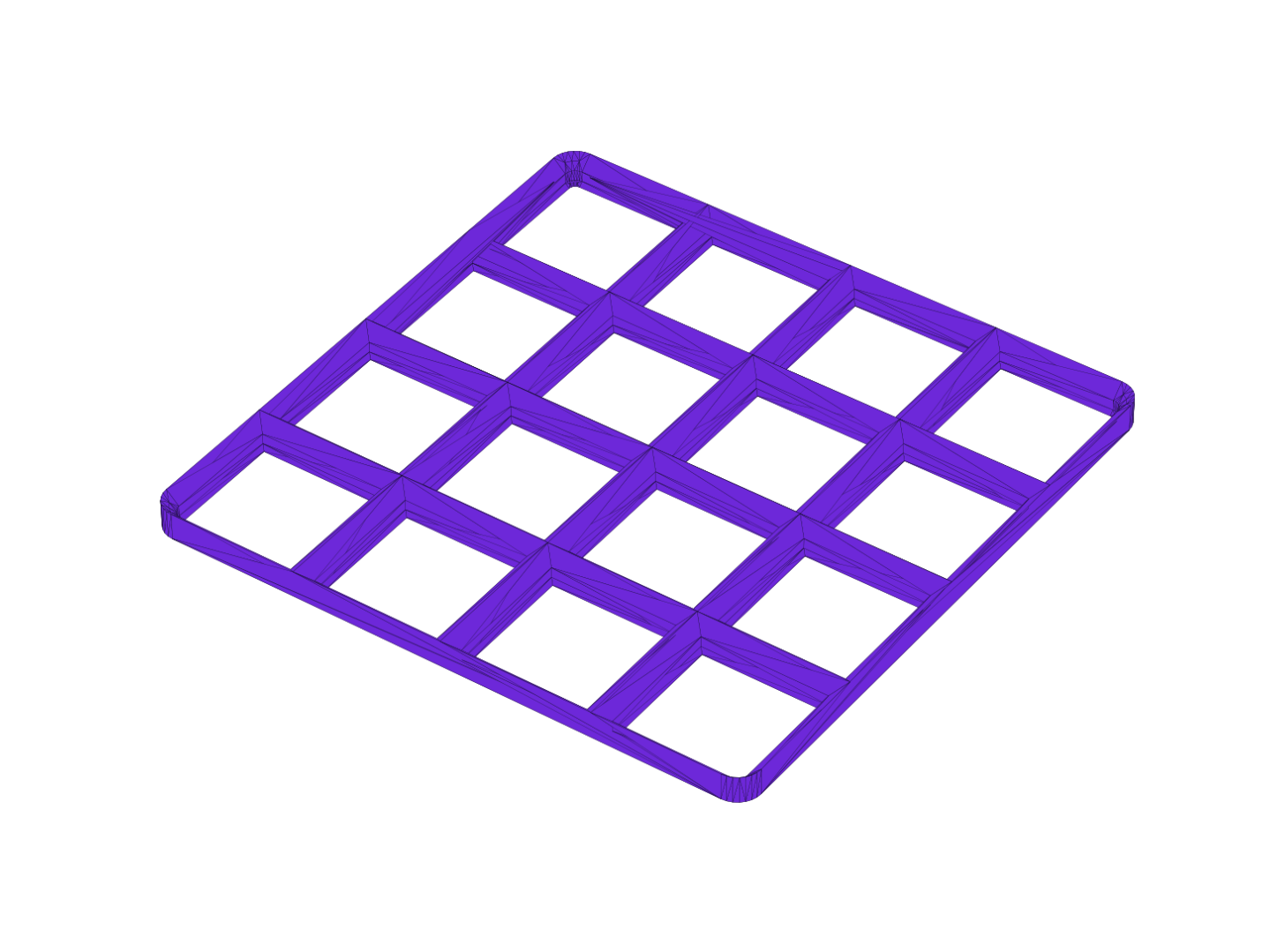 Relay Rack 26mm Grid Plates – Gridfinity Remix