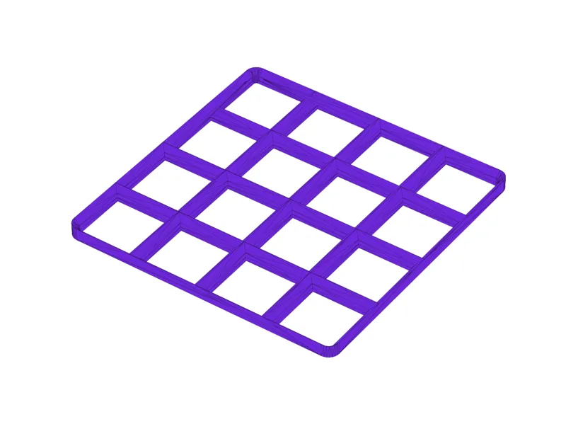 Relay Rack 26mm Grid Plates – Gridfinity Remix
