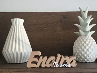 Letreiro Enaira te amo