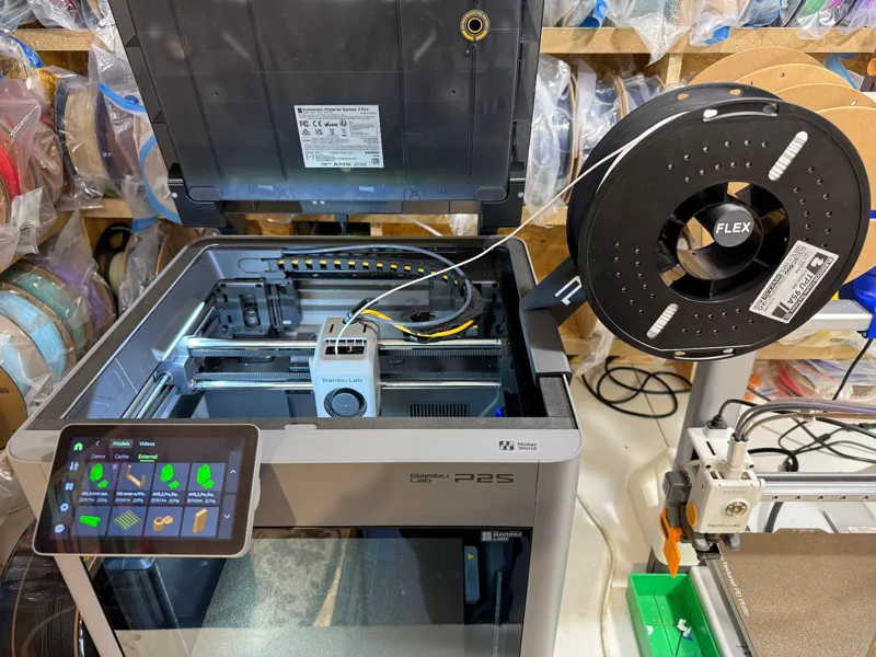 P2S Spool holder for direct TPU feed 