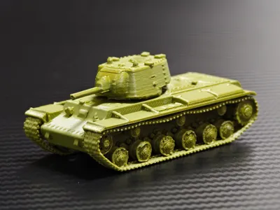 1/100 Soviet KV1 Tank Wargame Series (All Models)