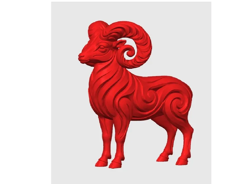 Ram minimalist sculpture