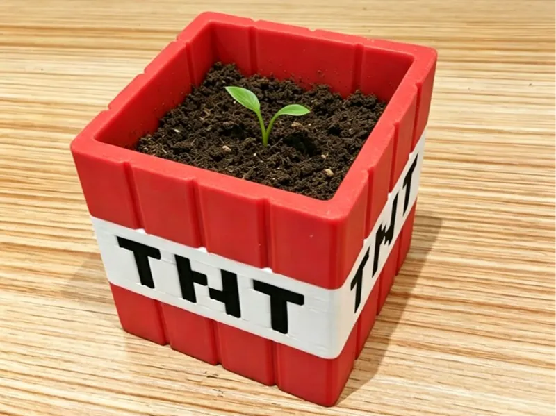 我的世界TNT盆栽容器