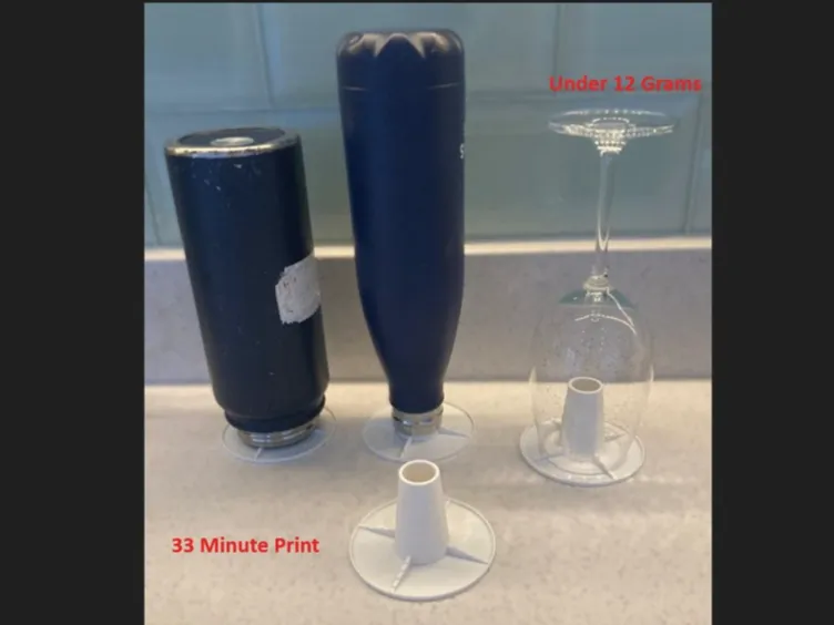 lightweight stackable bottle drainer
