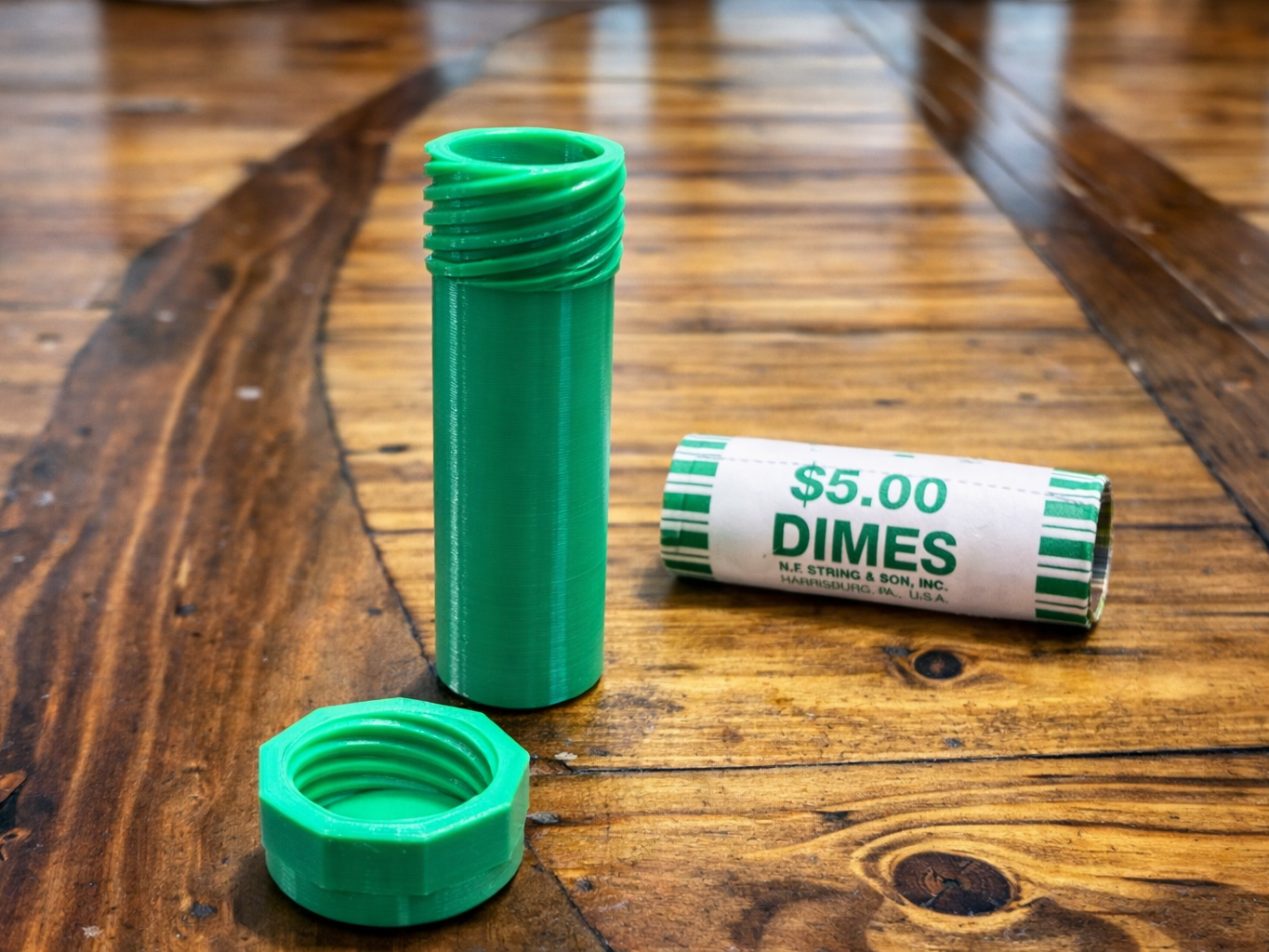 US Dime Roll Tube